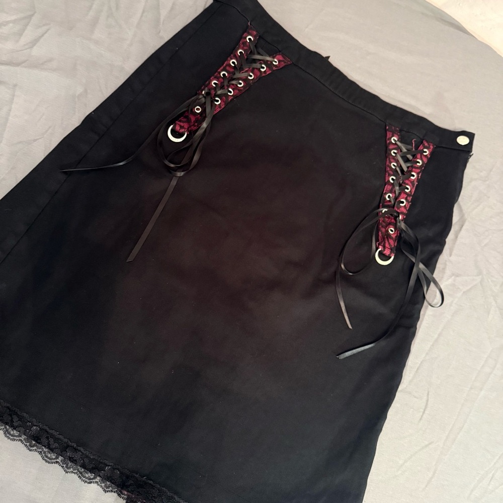 VINTAGE Y2K TRIPP NYC Corset Lace-Up Skirt
